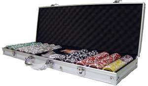 500 Hi Roller Poker Chip Set 14 table gm FREE BOOK  