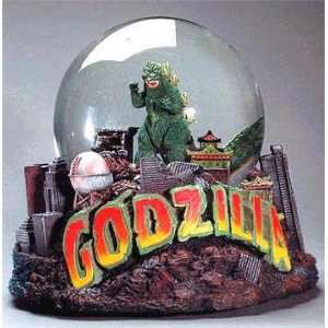  Godzilla Cold Cast Porcelain Snowglobe Toys & Games