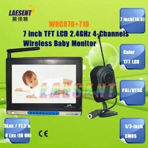  7 inch LCD wireless 2.4GHz Baby monitor Baby