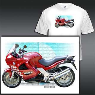 BMW K1200RS Red K 1200 RS T Shirt L  