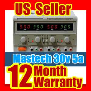 New Mastech 30V 5A Adjustable Variable DC Power Supply  