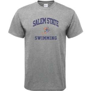   Sport Grey Varsity Washed Swimming Arch T Shirt