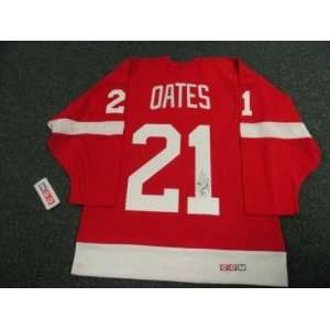 Adam Oates Signed Uniform   Rookie   Autographed NHL Jerseys