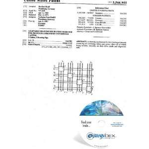 NEW Patent CD for ADAPTABLE DRAWING MECHANISM OR DEVICE FOR PRODUCING 