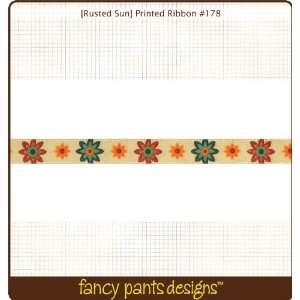  Fancy Pants Rusted Sun Ribbon Open Stock Printed 25 Yards 