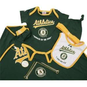  Oakland Athletics Newborn 5 Piece Gift Set Sports 