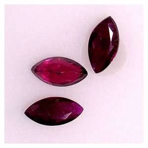  Ruby Gemstone, Loose, about .31ct. Natural Genuine, 6x3mm 