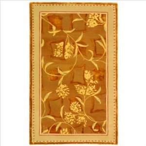  Safavieh FT238A Handmade Brown Hand spun Wool and Silk 