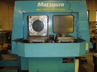 Matsuura 4 Axis CNC Horizontal Machining Center No. MC700H 50 PC2S 