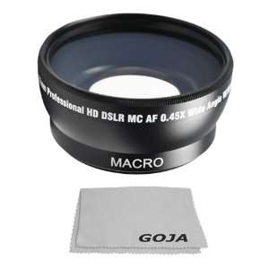  52MM 0.45X Wide Angle High Definition Lens with Macro for 