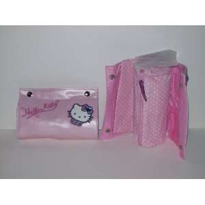  Sanrio Hello Kitty Pink Leather Beauty Makeup Bag Beauty