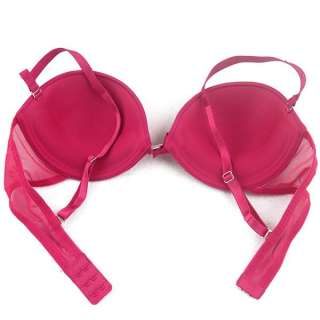 H098 Wonderbra Diamante Cleavage Bra Hot Pink 80B/36B  