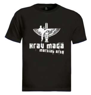 Krav Maga T Shirt Israel Self Defense Hand Combat MMA  