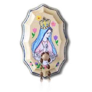 Wooden Rosary Holder Kit Our Lady of Fatima  Kitchen 