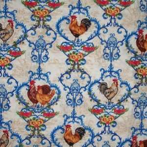   Roosts & Roosters in Good Morning Fabric By the Yard 