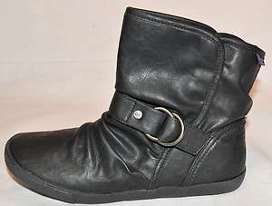 BLOWFISH Houston Black Relaxed Casual Comfort Ankle Boots NEW  