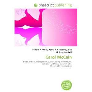  Carol McCain (9786134118842) Books