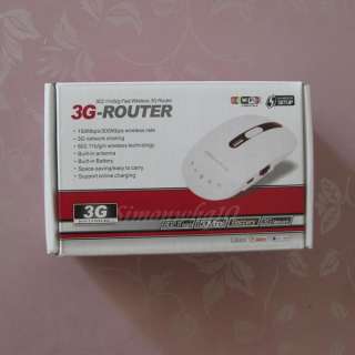   Mini 150M 3G WiFi WAN Router Modem Wireless Broadband With Battery