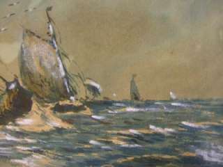 Paul Wolfgang Brunt   Marine Painting   1910   Dutch/German  