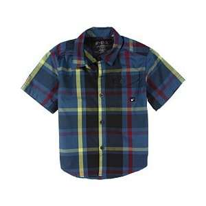  Fox Racing Kids Afternoon Delight s/s Woven Sulphur Blue 