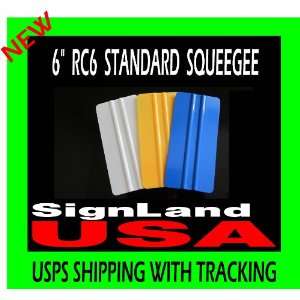   QUALITY 6 VINYL DECAL SIGN APPLICATION SQUEEGEES 