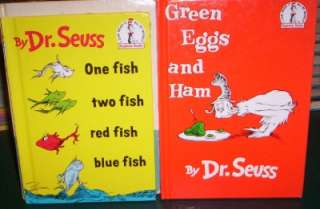 Lot of 15 Dr. Seuss Hardcover Childrens Bright & Early Beginner free 