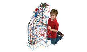 Build a TOWERING, dueling roller coaster over 3.5 feet tall