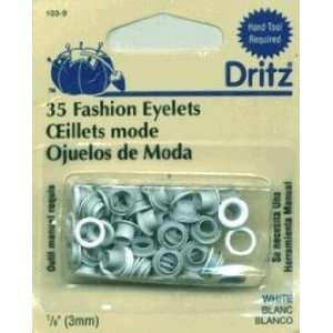  Fashion Eyelet Basics 1/8 White By The Each Arts 