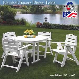  Poly Wood Nautical 37 Dining Table Furniture & Decor
