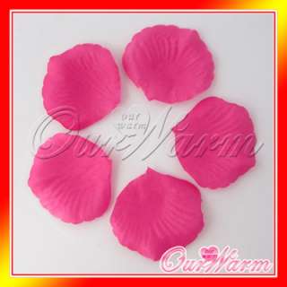 400 Silk Rose Petal Flower Wedding Supply Colors U Pick  