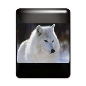  iPad Case Black Arctic White Wolf 