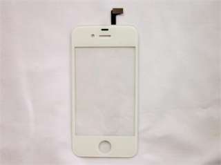 White Replacement Front Touch Screen Glass Digitizer for iPhone 4 4G+9 