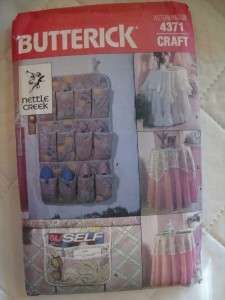 BUTTERICK #4371 ORGANIZERS COVERS HOME ACCESSORIES UC  