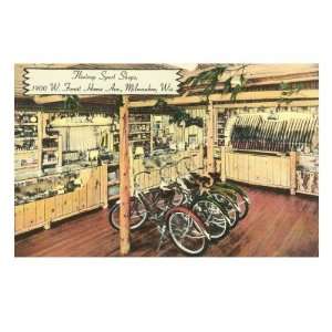  Sporting Goods Store Giclee Poster Print, 32x24