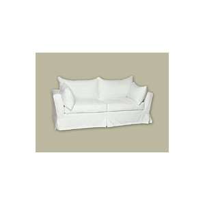   tm. Slipcovered Sofa White Denim Sweep 
