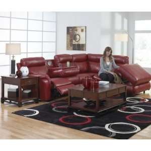  Catnapper Chastain Left Side Facing Reclining Section  Red 