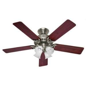 Factory Reconditioned Hunter HR20183 52 in Brushed Nickel Ceiling Fan 