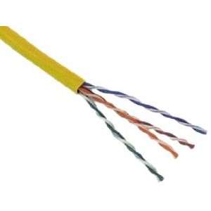  IEC 24 Gauge 4 Pair Solid Category 5e Yellow Cable 