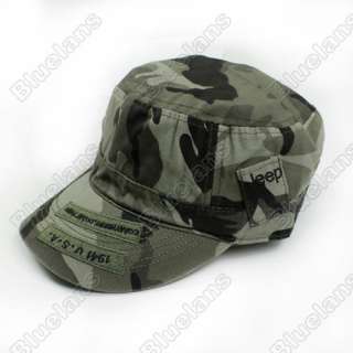 Jeep Women Men 1941 Army Military Sun Casual Hat Cap Camouflage  
