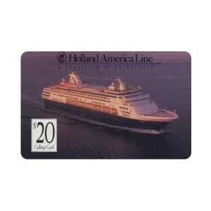  Collectible Phone Card $20. Holland America Line (Cruise 
