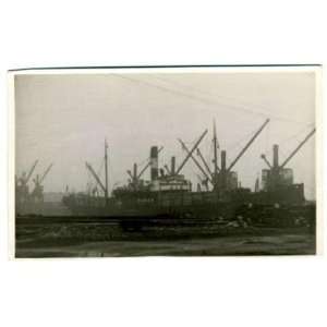  S S Karen Real Photo Postcard Sunk 1917 by U Boat 