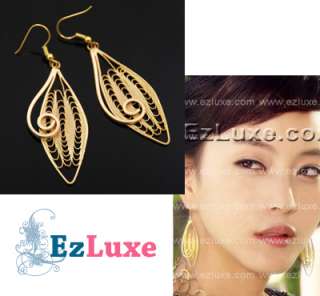 Korean drama Couple Trouble Palace Gold Drop Earrings ♥  