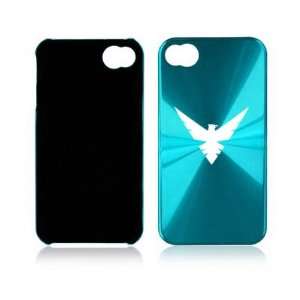 Apple iPhone 4 4S 4G Light Blue A217 Aluminum Hard Back Case Phoenix 