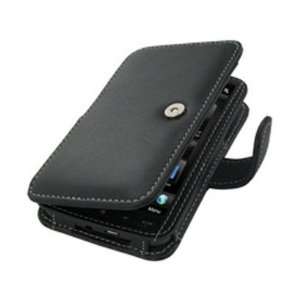  Leather Book Type Black Phone Protector Case for T Mobile 
