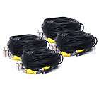4x50 Security Surveillance CCTV Camera Video Power Cable Wire Cord 
