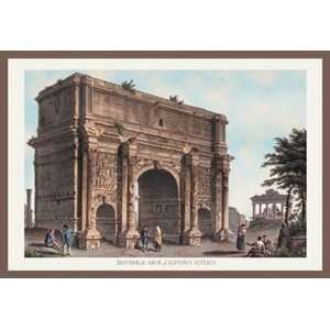  Triumphal Arch of Septimus Severus   Paper Poster (18.75 x 