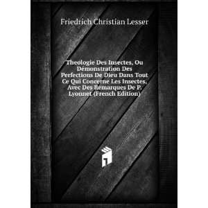   De P. Lyonnet (French Edition) Friedrich Christian Lesser 