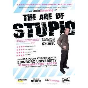  The Age of Stupid (2009) 27 x 40 Movie Poster UK Style B 