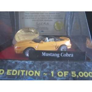  Mustang Cobra Matchbox Gold Collection Limited Edition 