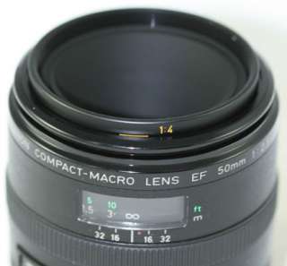 Canon EF 50mm 2.5 Macro Lens Kit F XSi 40D 50D 30D 20D  